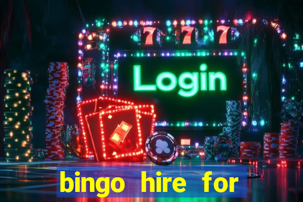 bingo hire for parties leigh