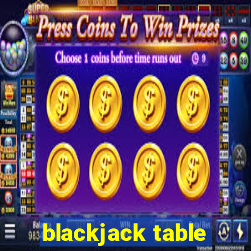 blackjack table