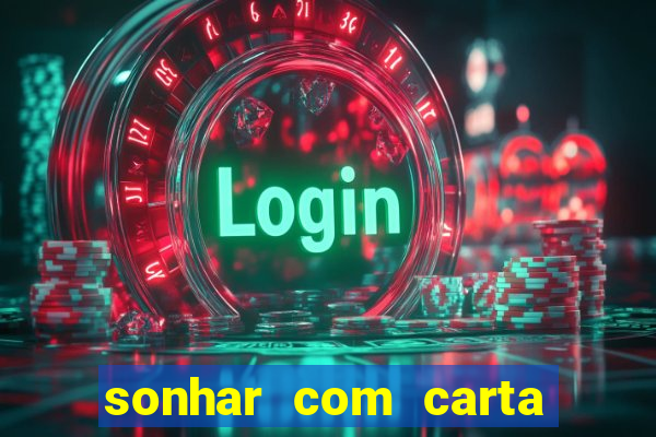 sonhar com carta livro dos sonhos