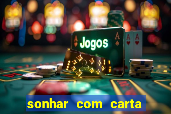 sonhar com carta livro dos sonhos