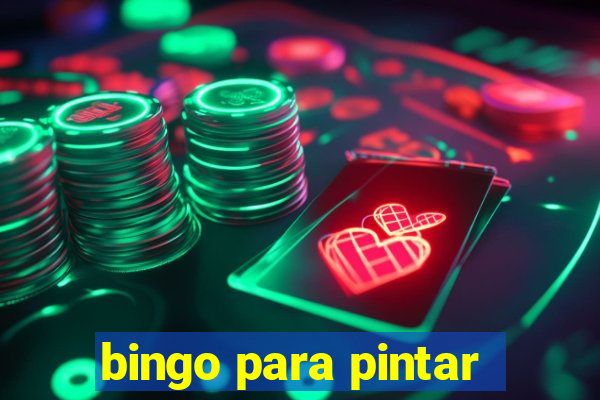 bingo para pintar