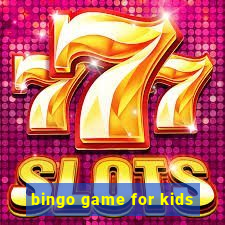 bingo game for kids