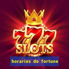 horarios do fortune tiger hoje