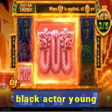 black actor young