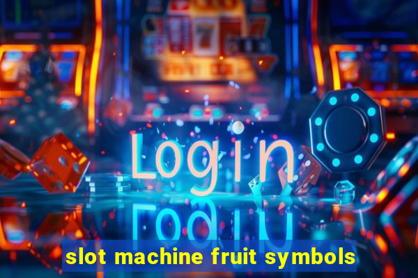 slot machine fruit symbols