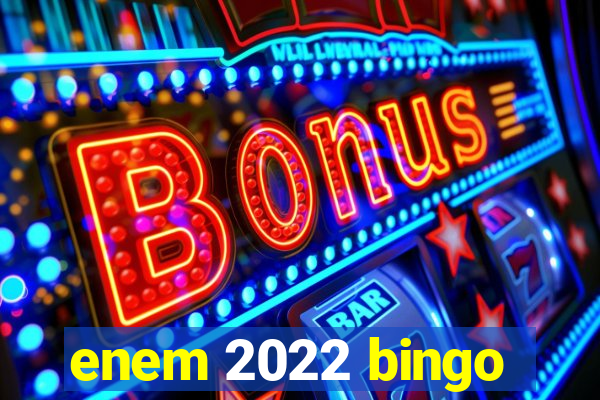 enem 2022 bingo