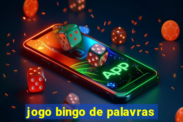 jogo bingo de palavras