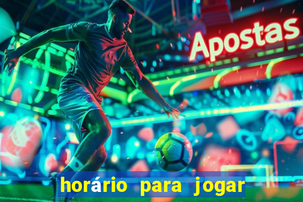 horário para jogar fortune tiger hoje