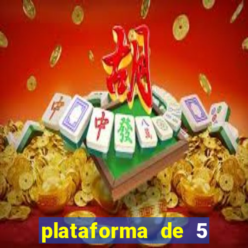 plataforma de 5 reais de b么nus