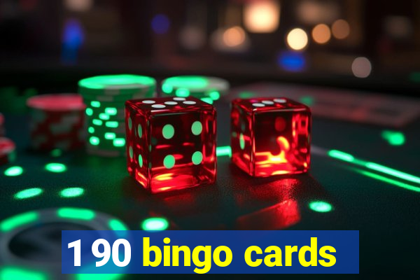 1 90 bingo cards