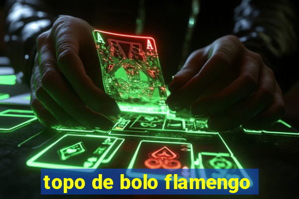 topo de bolo flamengo