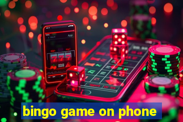 bingo game on phone