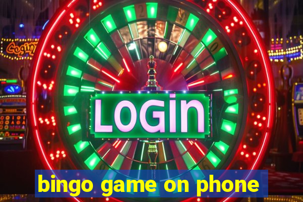 bingo game on phone