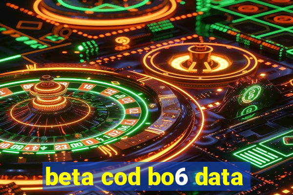 beta cod bo6 data