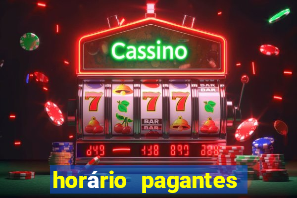 horário pagantes do fortune tiger