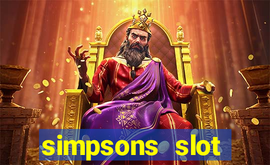 simpsons slot machine locations