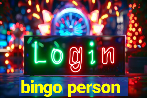 bingo person