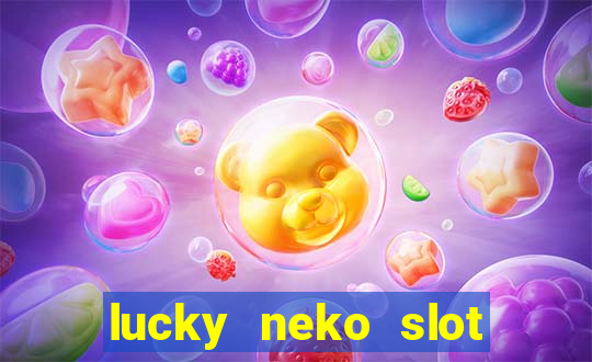 lucky neko slot logo png