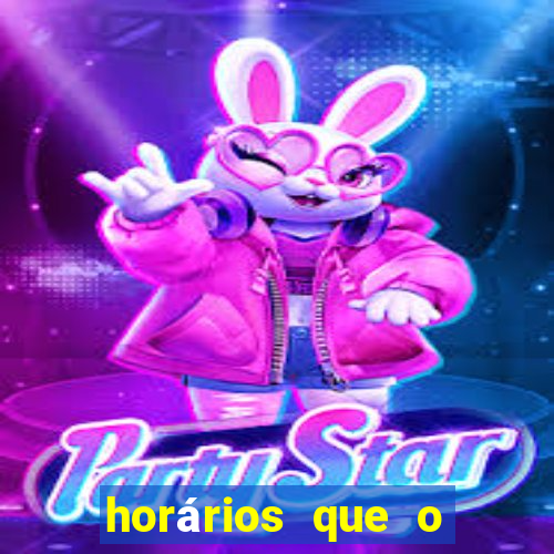 horários que o fortune rabbit paga