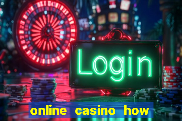 online casino how to win