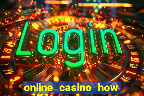 online casino how to win