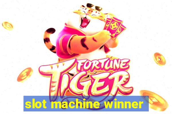 slot machine winner