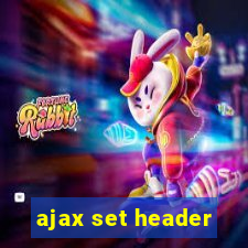 ajax set header