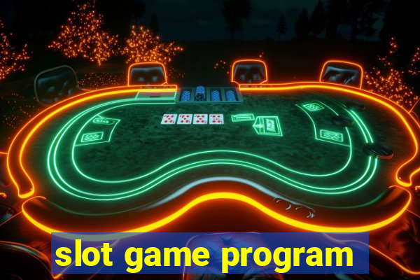 slot game program