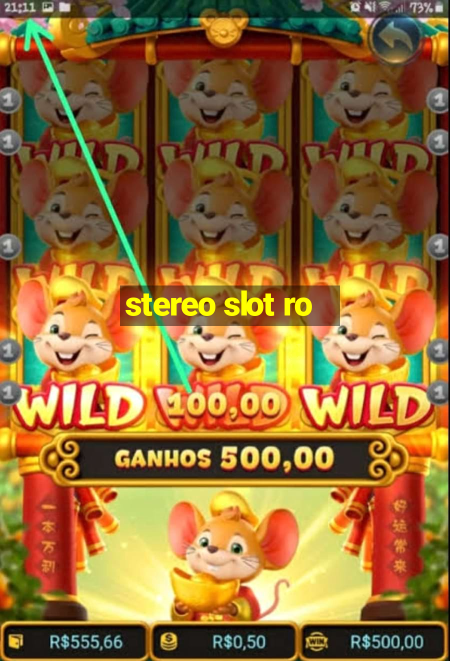 stereo slot ro