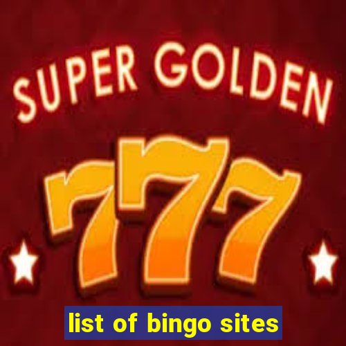 list of bingo sites