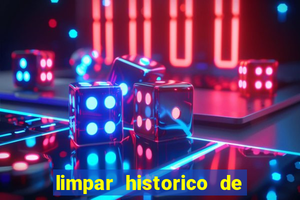 limpar historico de apostas bet365