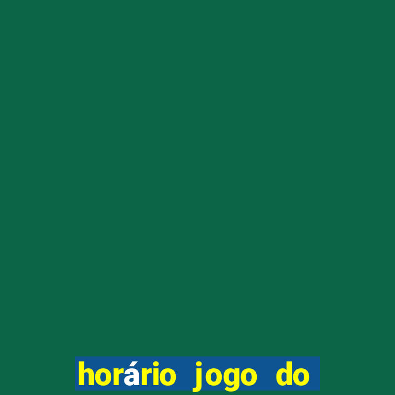 horário jogo do palmeiras hoje