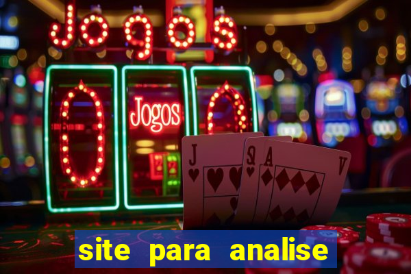 site para analise de jogos de futebol