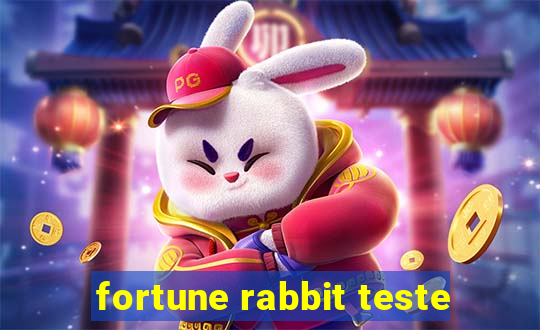 fortune rabbit teste