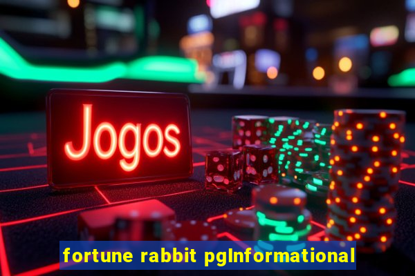 fortune rabbit pgInformational