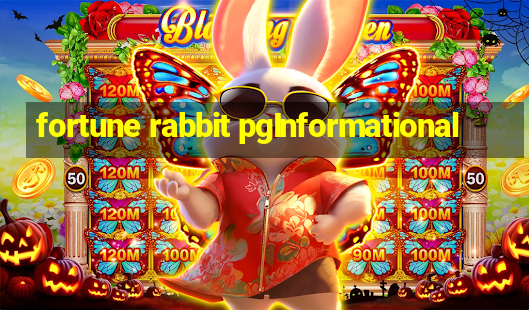 fortune rabbit pgInformational