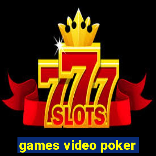 games video poker