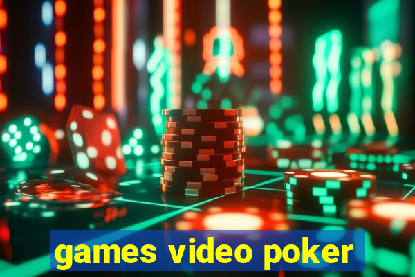 games video poker