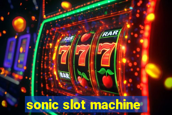 sonic slot machine