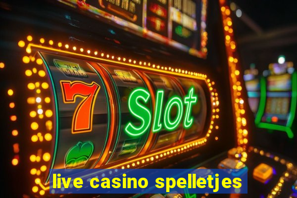 live casino spelletjes