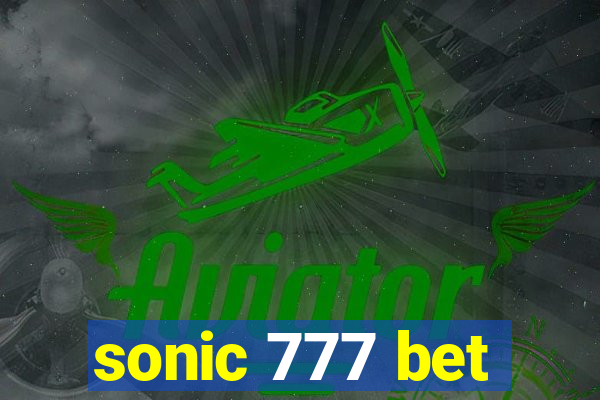 sonic 777 bet