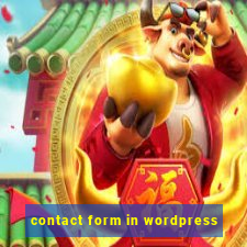 contact form in wordpress