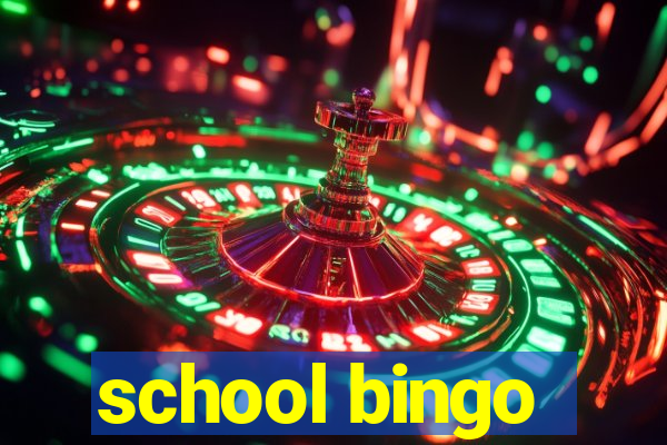 school bingo