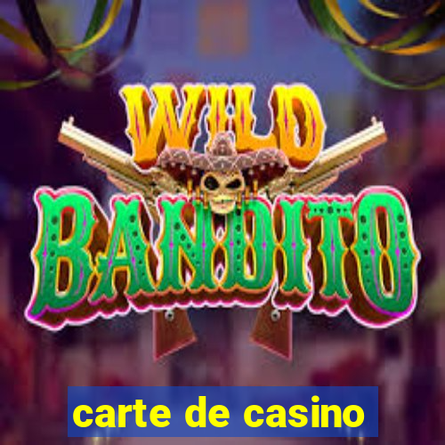 carte de casino