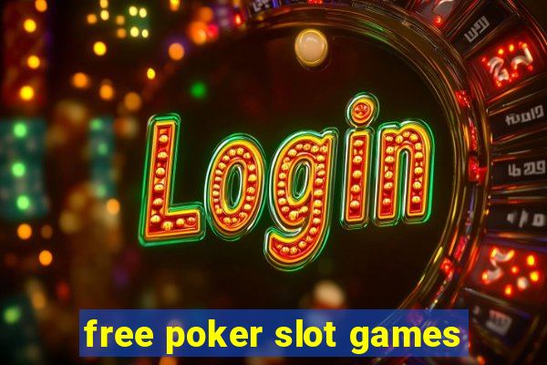 free poker slot games