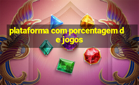 plataforma com porcentagem de jogos