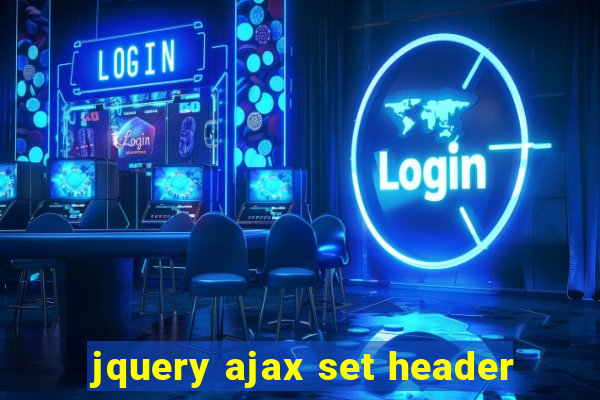 jquery ajax set header