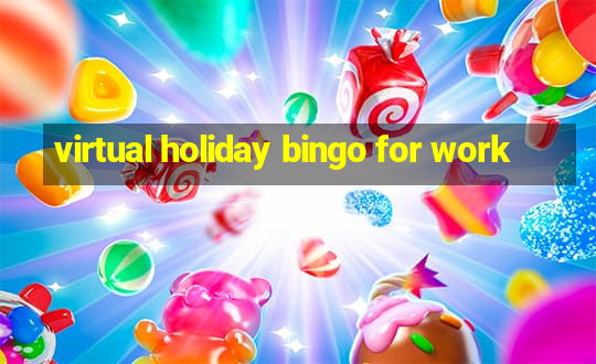 virtual holiday bingo for work