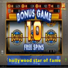 hollywood star of fame