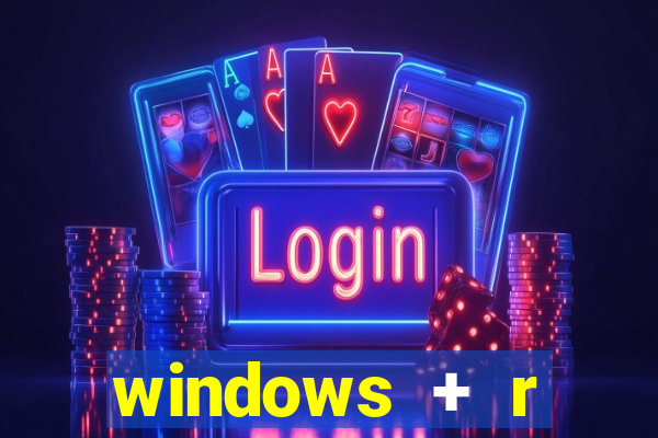 windows + r comandos para acelerar